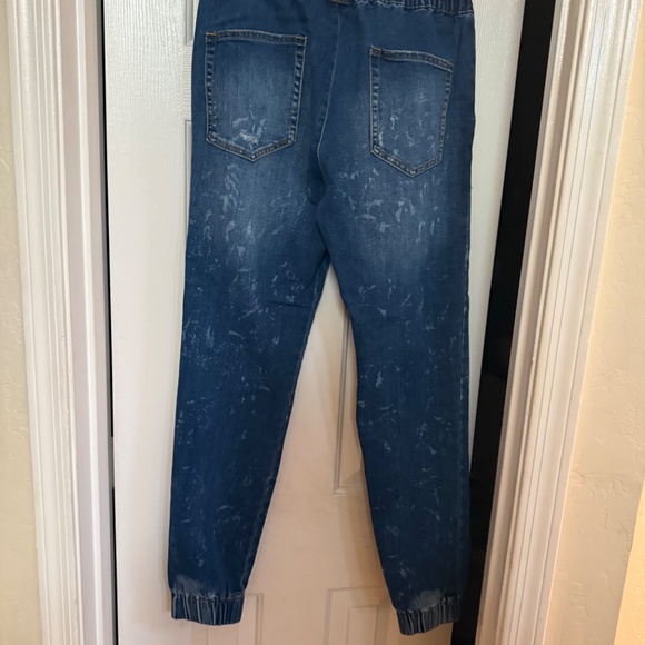 Fashion Nova Men Denim Drawstring Pant SZ M - Picture 9 of 13